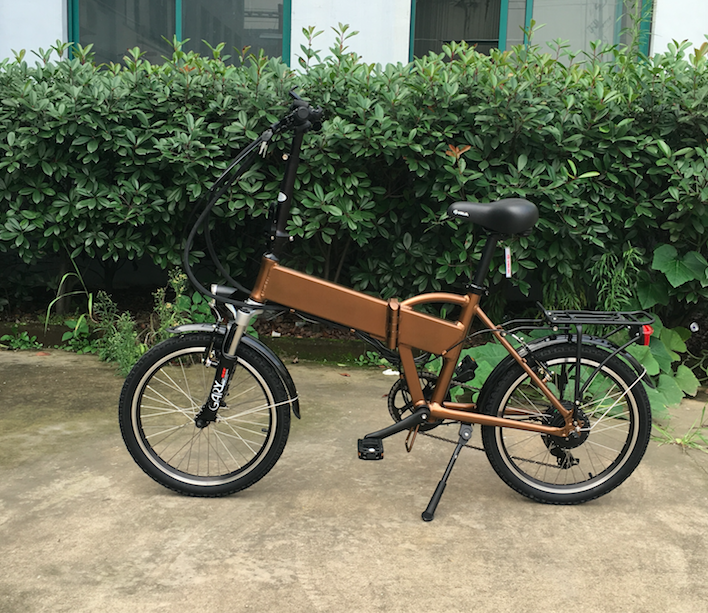 电机 7 速耐用电动折叠自行车